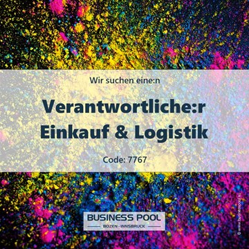 Verantwortliche:r Einkauf & Logistik